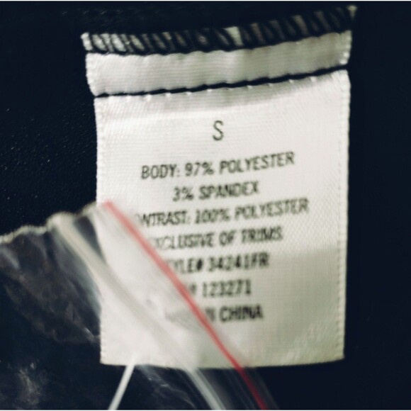 Blue Rain Top Women's S Off Shoulder Flutter Sleeve Netting Embroidery Baby Doll - Picture 9 of 12